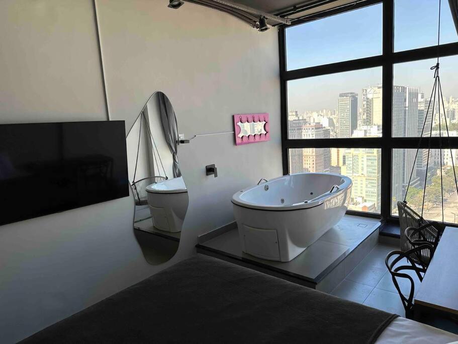 Sky Loft - Andar 41 Leilighet São Paulo Eksteriør bilde